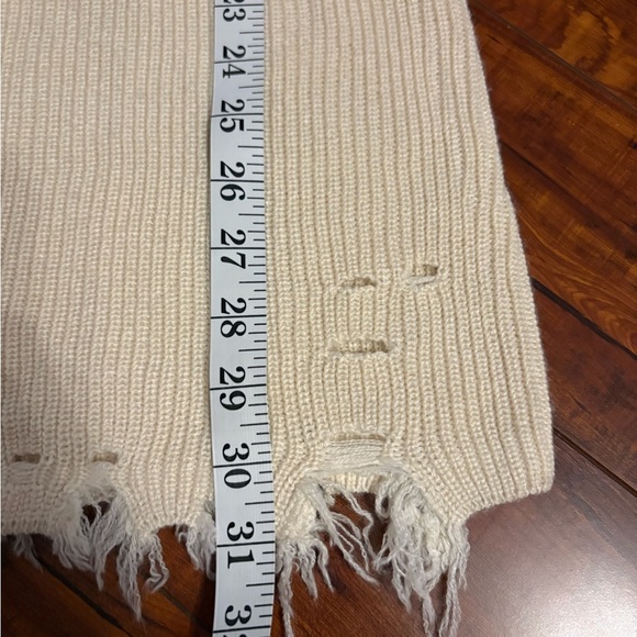 Revolve lovers + friends Keeney wool blend crochet knit distress Dress size xxs - Picture 14 of 15